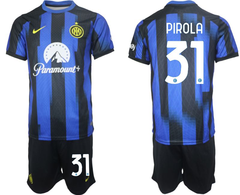Men 2023-2024 Club Inter Milan home blue #31 Soccer Jersey->inter milan jersey->Soccer Club Jersey